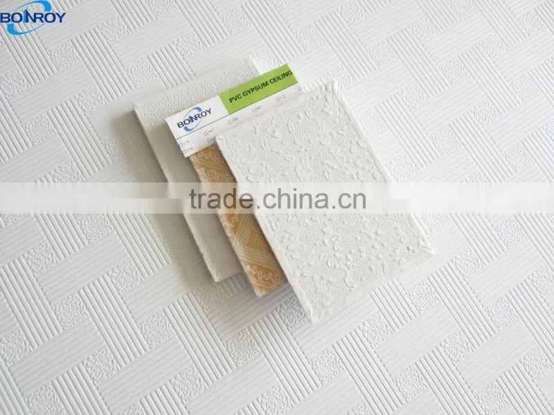 water proof PVC gypsum boards false ceiling
