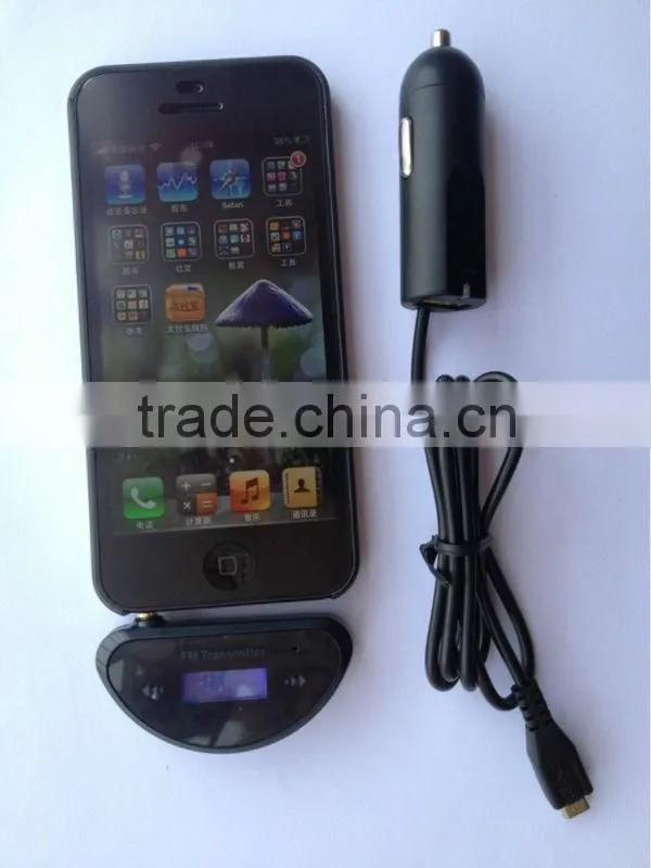 Mini FM Transmitter with LCD-Display for iphone 5