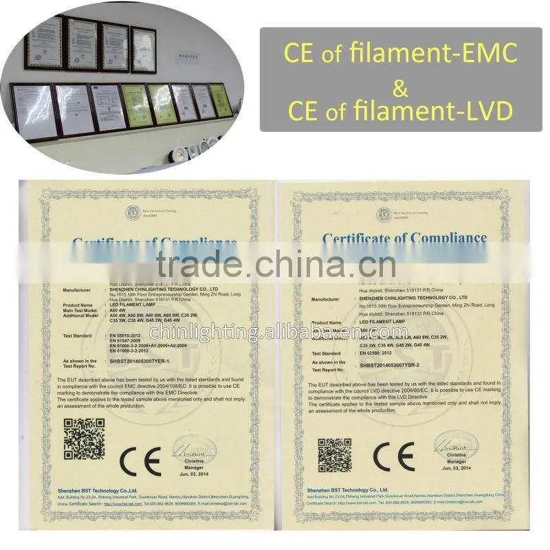 led filament light c35 e14 bulb dimmable c35 ice cream led bulb onmi-directional c35 led candle