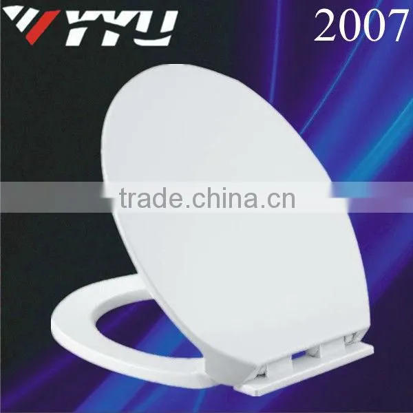 2007 durable wall mounted plastic soft close toilet seat