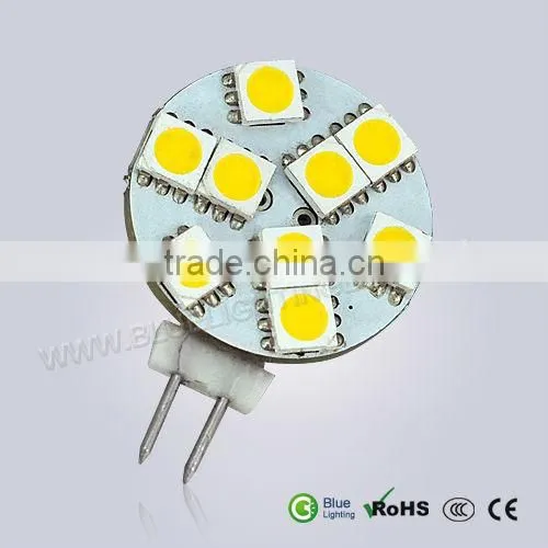 AC DC 3 years warranty CE RoHS 200lm smd 5050 2W dimmable g4 led