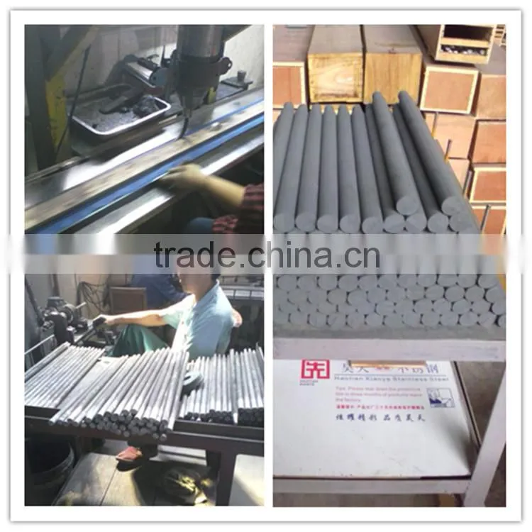 China manufacturer gray thermocouple protecting tube molybdenum disilicide tube