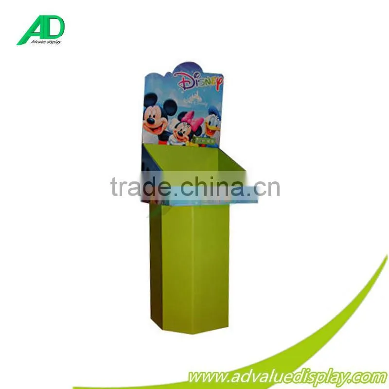 4C Printed Cardboard Recycling Dump Bins for Chocolate