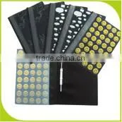 custom logo design pvc clip folder,bone folder