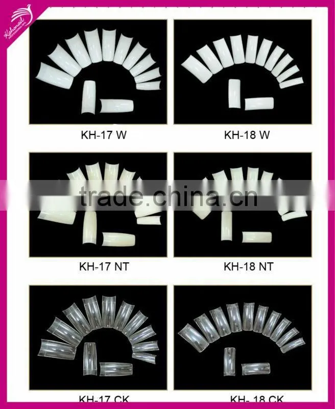 wholesale different styles of acrylic nail tips 70pcs 100pcs 200pcs 500pcs box