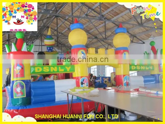 2015 New design PVC big inflatable bouncy castle, adult bounce house for sale