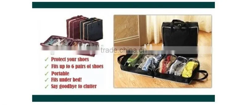 Travel Waterproof Ventilation Folding Shoes Storage Organizer Portable Fashion Closet Women/men Shoe Bags 35*20*40