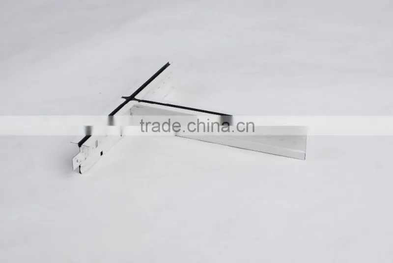 High quality colorful flat t grid for suspended ceiling systerm/main tee/cross tee/wall angle