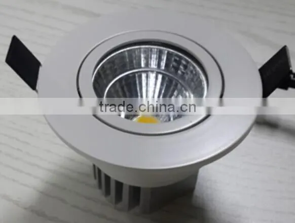 Recessed 5w cob led downlight with reflector for commercial lighting