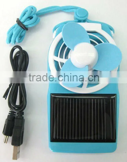 latest promotional boys gift item fan with solar battery