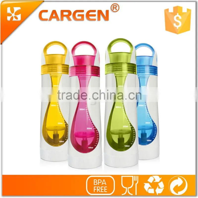 New easy grip design leak-resistant 500ml plastic water bottle infuser tea bottle