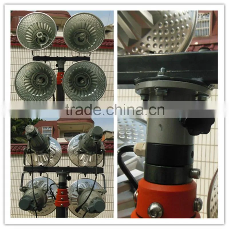 Low Noise Mobile Light Tower/ Trailer Light Tower Diesel Generator 8KW/10KVA