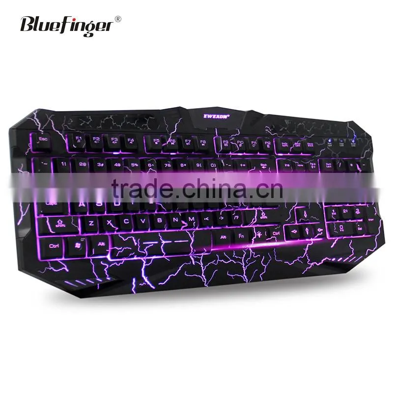 OEM USB wired split keyboard with changeable color backlit