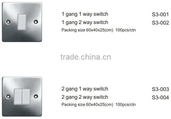 45A and 13A cooker unit control switch