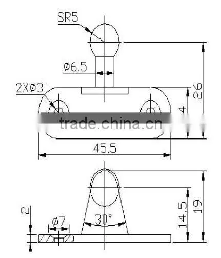 Gas Spring Angle Bracket