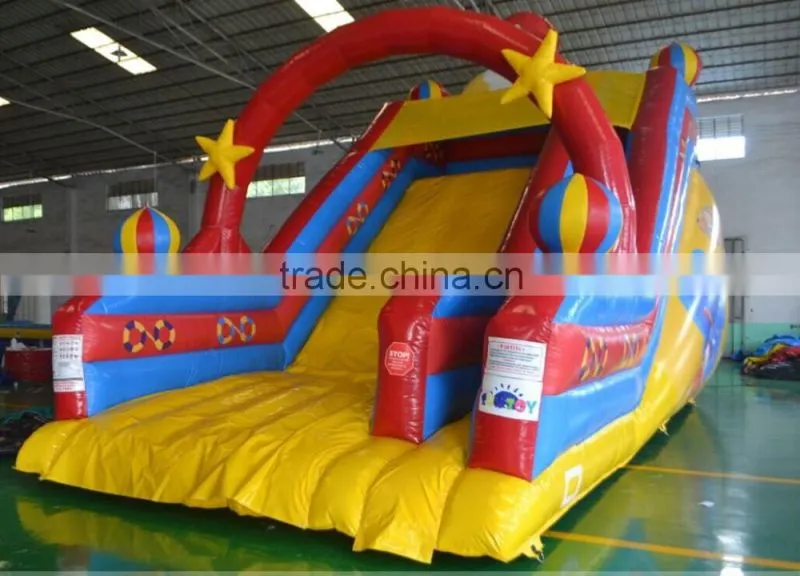 2016 durable pvc material US market water inflatable sport slide