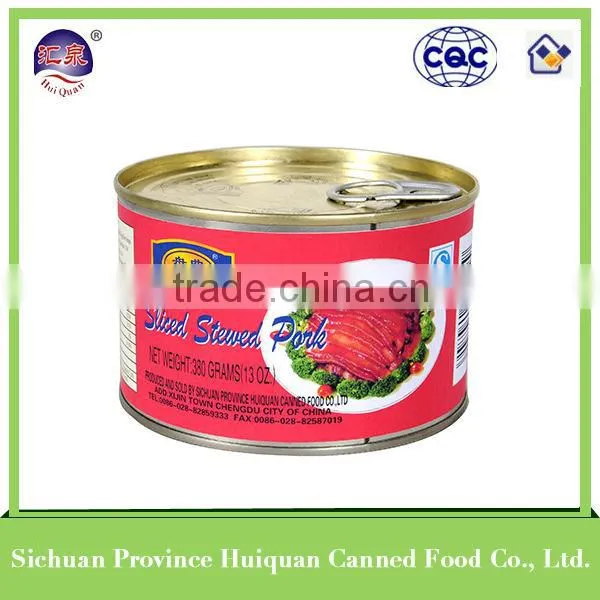 397g Sliced Stewed Pork canned pork,pork meat price,Pork