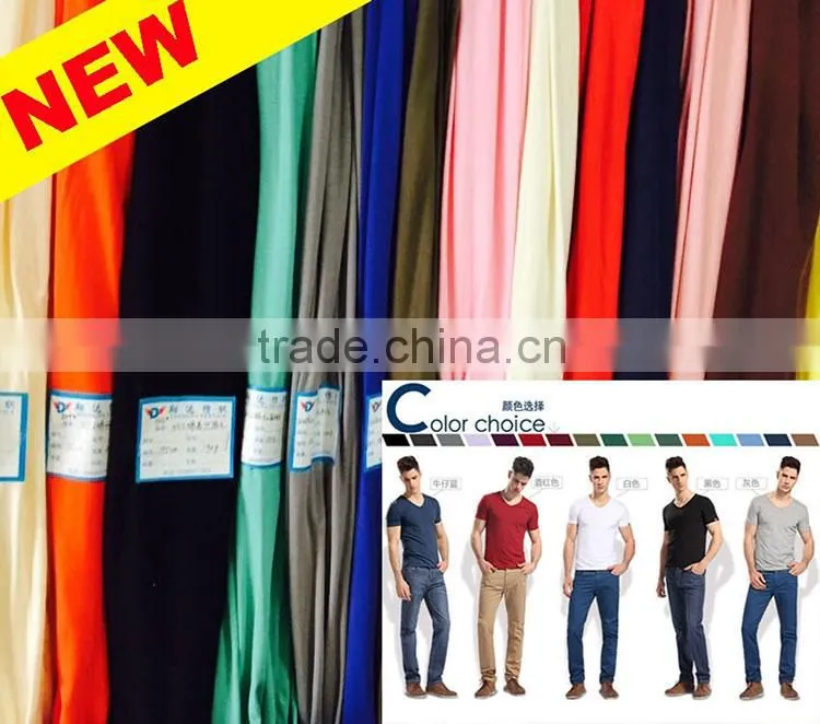 2016 Top quality for garment Elastane t shirt fabric