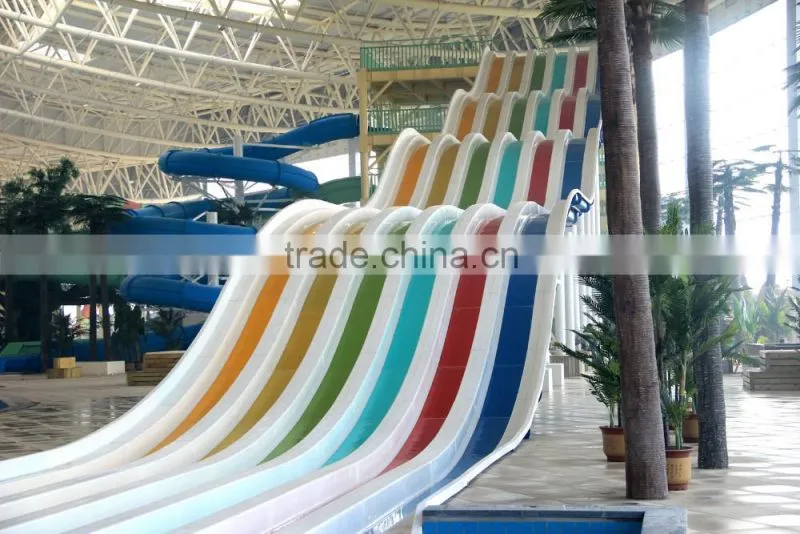 Aqua park equipment water park rainbow slide price