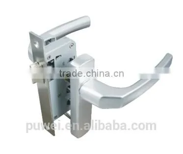 Aluminium Door Hardware Door Handle Lock Set