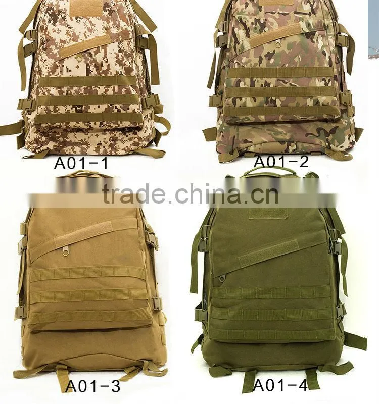 2016 New High quality outdoor ravelling military camouflage backpack