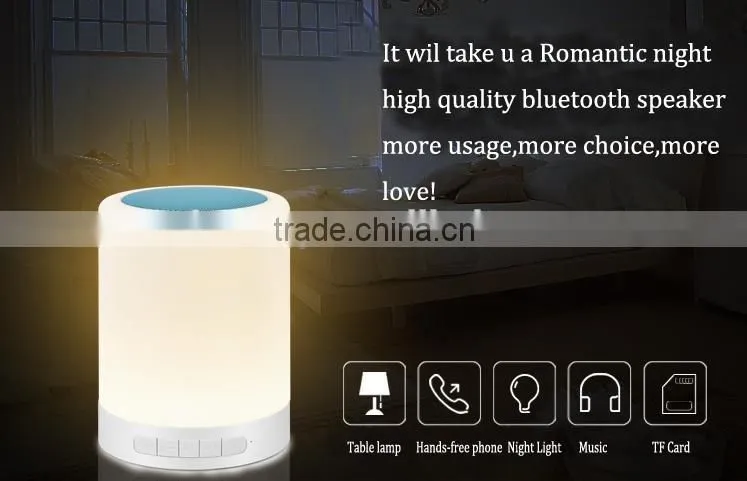 colour changing led lamp light wireless bluetooth speaker