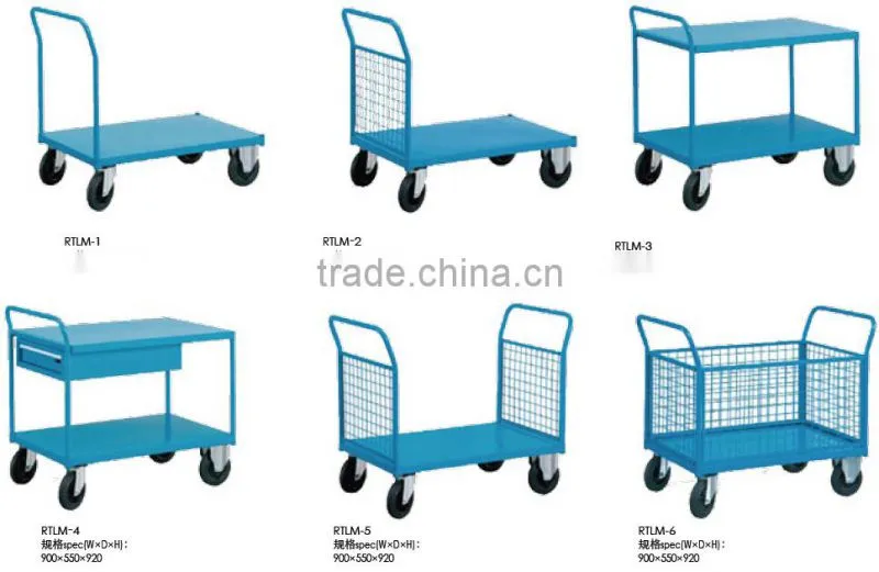 China factory iso metal trolley with mesh, mesh trolley , mobile mesh box