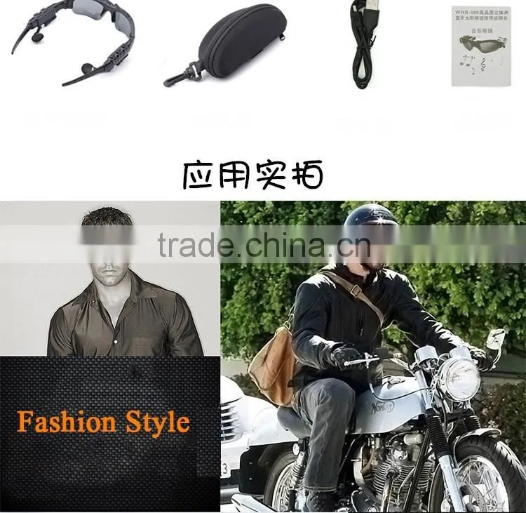Bluetooth Sunglasses Headphones Sport Polarized Glasses Headset with Mp3 Player for Android IOS