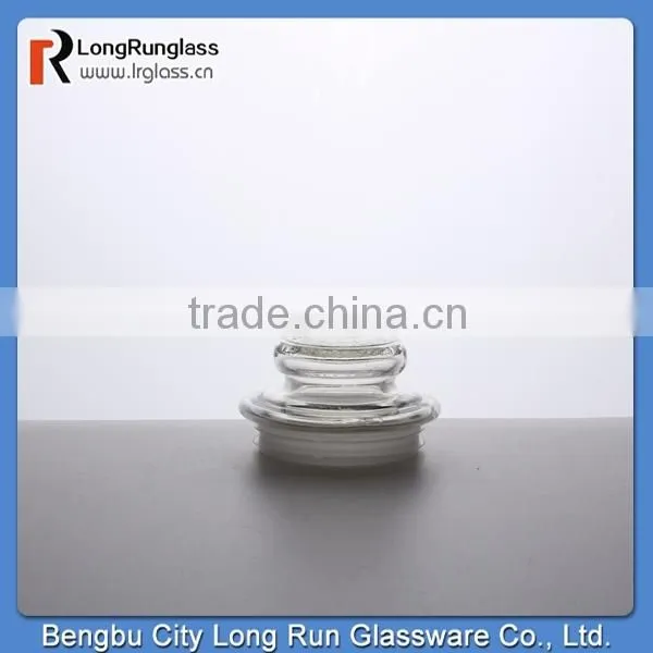 LongRun 364ml China old fashined products fancy glass container durable glass jar with glass lid