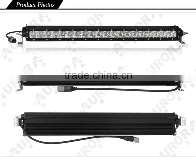 20 inch Slim Dimmable LED light bar with lower middle and high brightness