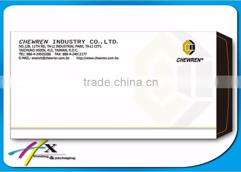Guangzhou Huaxin 100gsm offset paper business envelope