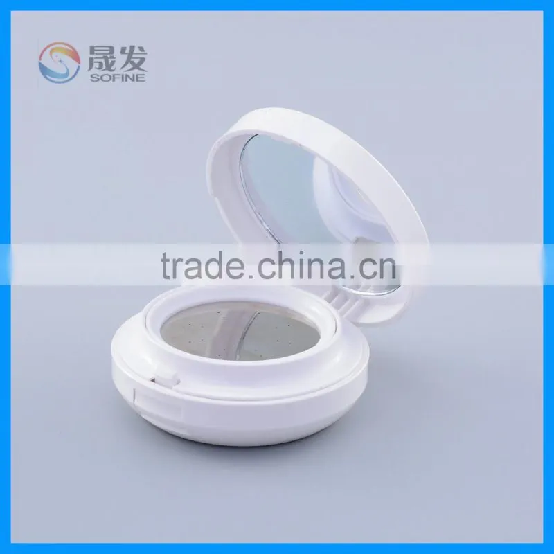 Airless round air cushion compact powder case