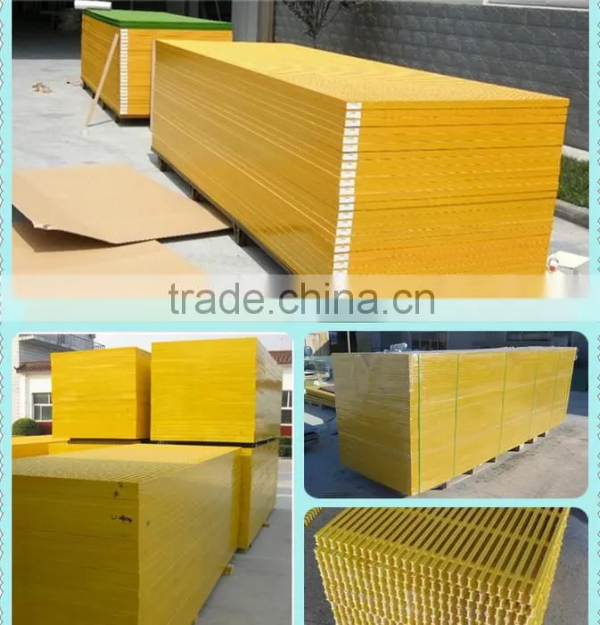 Long service life easy cut Fibreglass grating