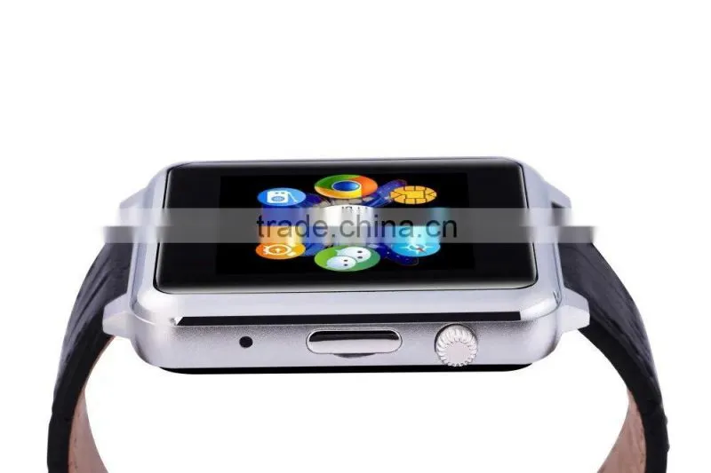 Fashion J68 Smart Watch, Luxury Wristwatch with PU Leather Watch Band