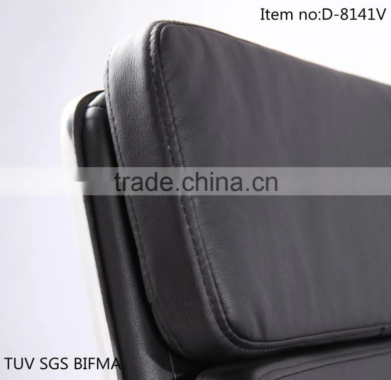 TUV SGS leather visitor chair D-8141V