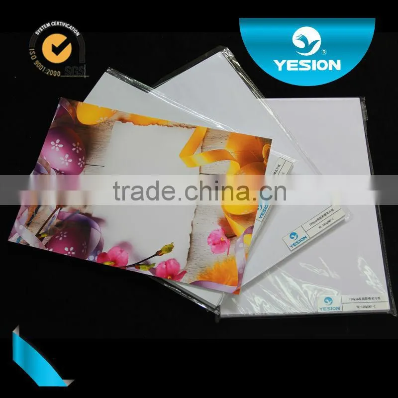 High waterproof best photo paper for inkjet printer two sided photos a4 140gsm
