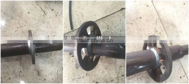 Automatic scaffolding standard ringlock welding machine