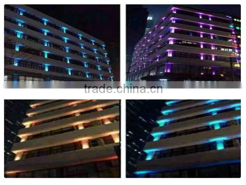 Professional 18pcs 18w IP65 3 in 1 rgb dmx led wall washer light