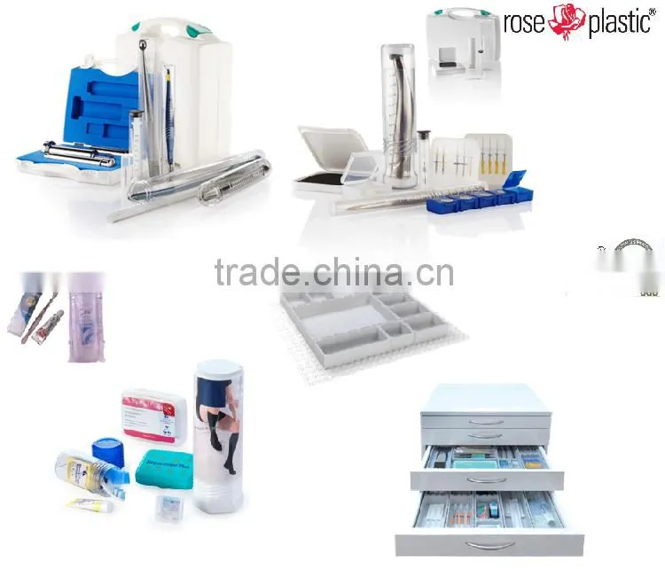 Plastic medical packaging tubes boxes for medical socks