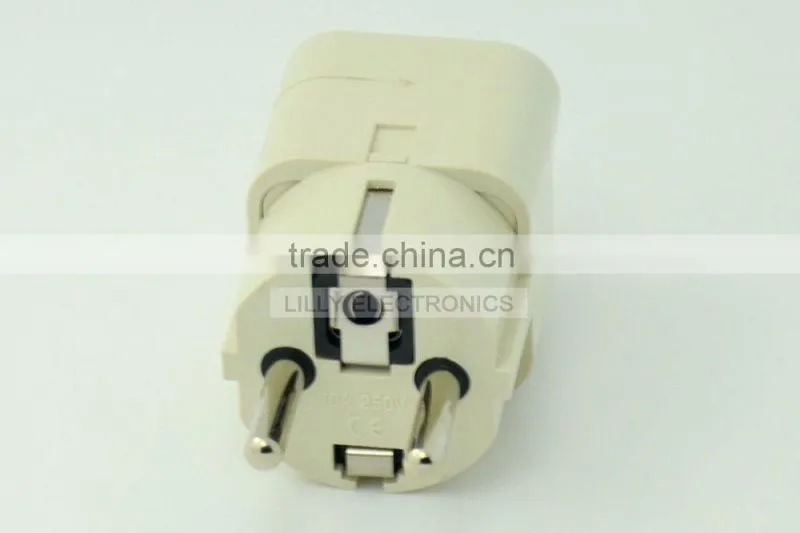 UK to EU AC Conversion Travel Adapter AU US UK to EU AC Conversion Electrical Plug Universal 250V 10A