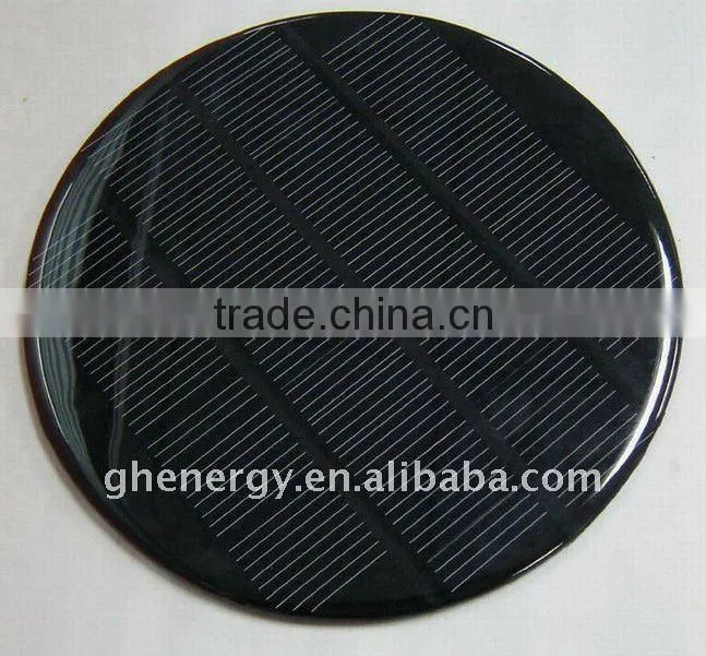 DIY Round expoxy solar panels