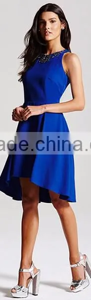 Fancy clothing factory new design flare style print fabric women short ethnic dress