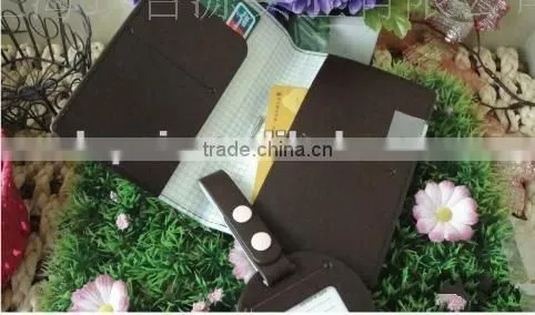 PU leather passport holder baggage tag and lables