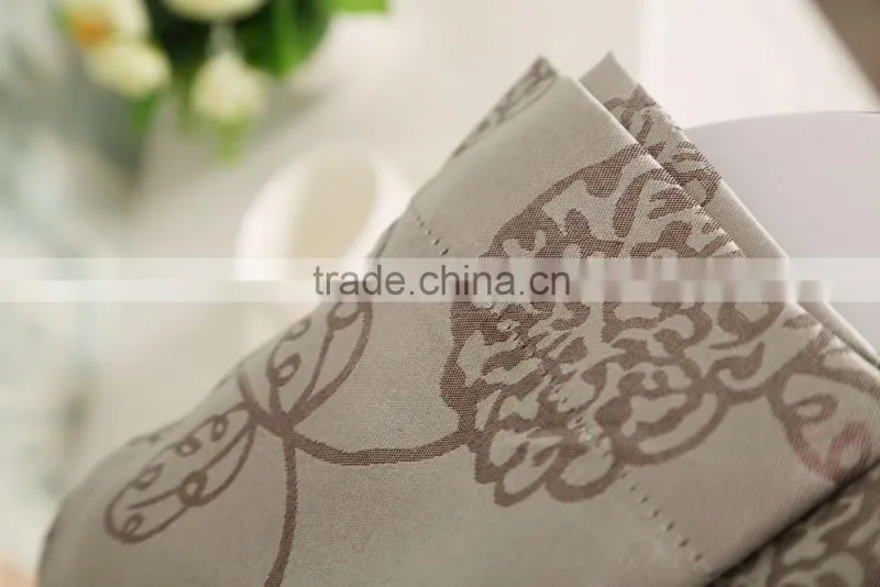 100% polyester fabric Jacquard Curtain Grommet Drapery