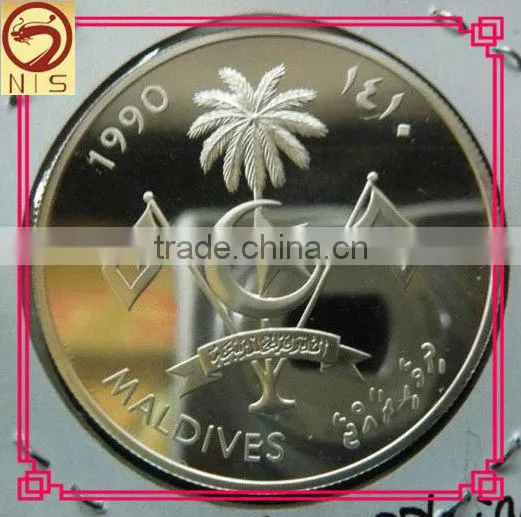 promotional chinese custom silver coin