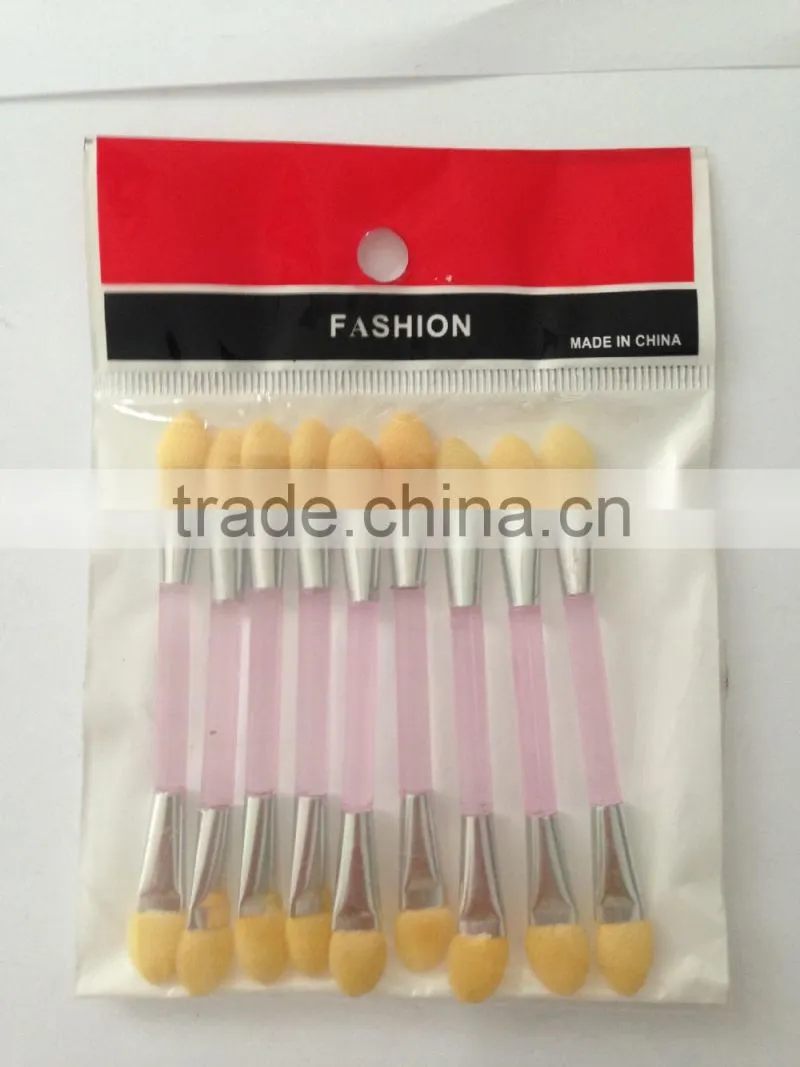 You can not miss high quality pink handle double ended eyeshadow brush