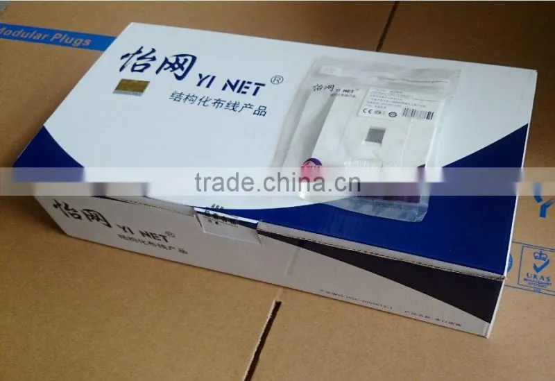 RJ45 Keystone Jack Faceplates with 2 ports CAT5E CAT6 available