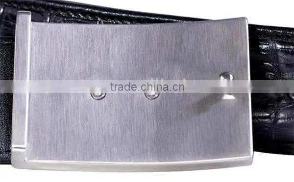 2013 Fashion Design Real Crocodile Skin Belt for Men Luxury Designer Belt