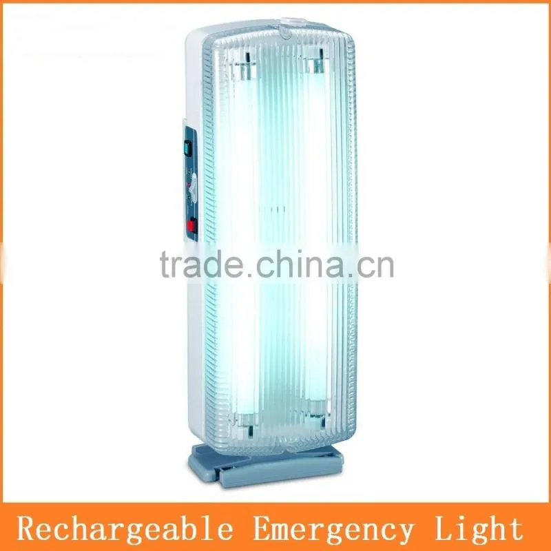 2X10W rechargeable emergency tube light with Stand MODEL 623
