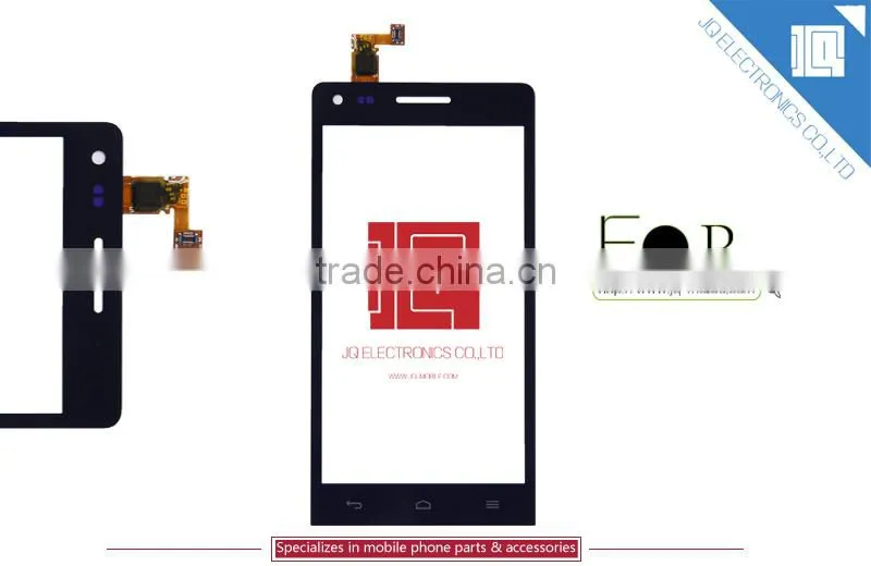 Black Replacement for Huawei Ascend P6 Front Outer Screen Glass Lens Parts Repair LCD/Touch Screen Outer Panel for Huawei P6